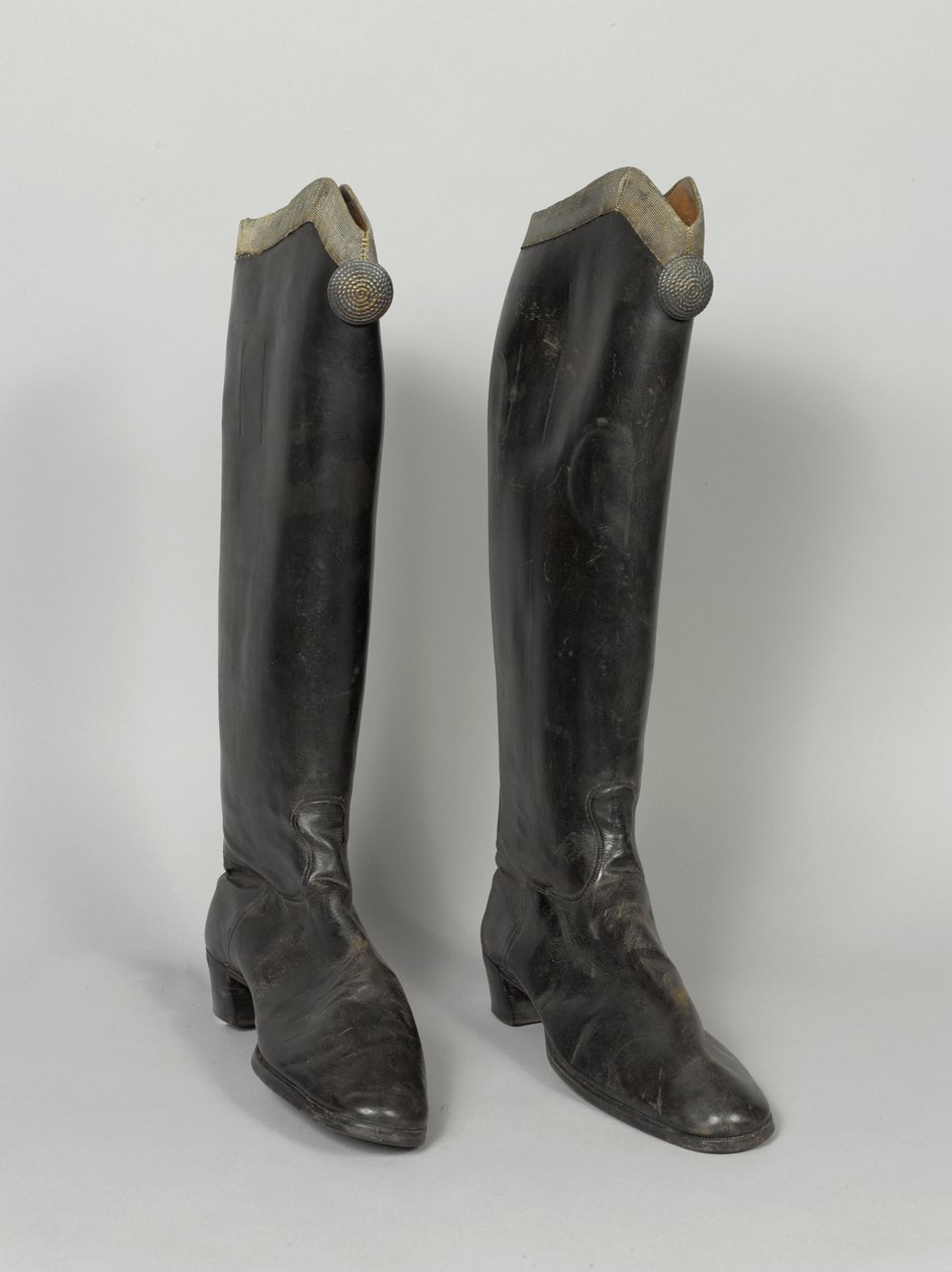 Bottes, 3e Hussards von Zieten, portées par SAR Le Duc de Connaught, avant 1914 - German School
