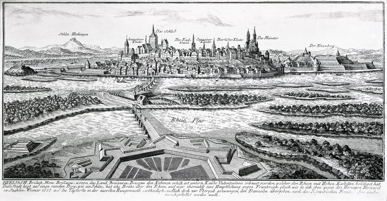 Breisach (gravure) - German School
