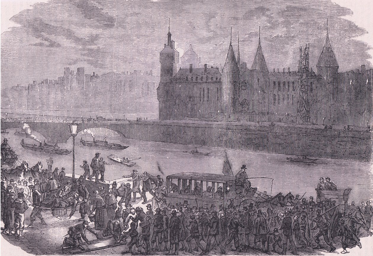Apportant les blessés, Histoire de la guerre entre la France et l