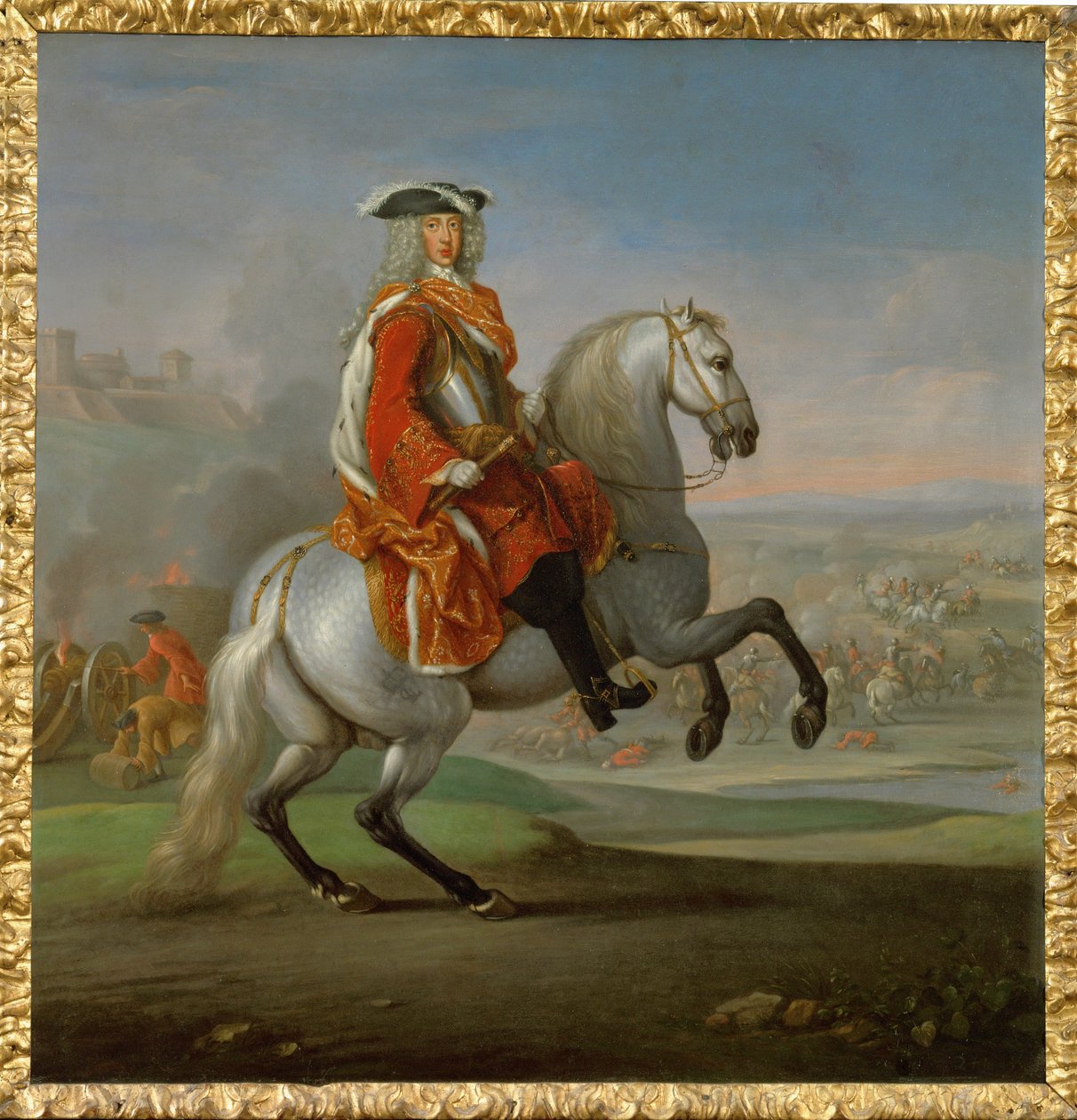 Charles, duc de Lorraine, général et haut commandant des armées impériales ... (huile sur toile) - German School
