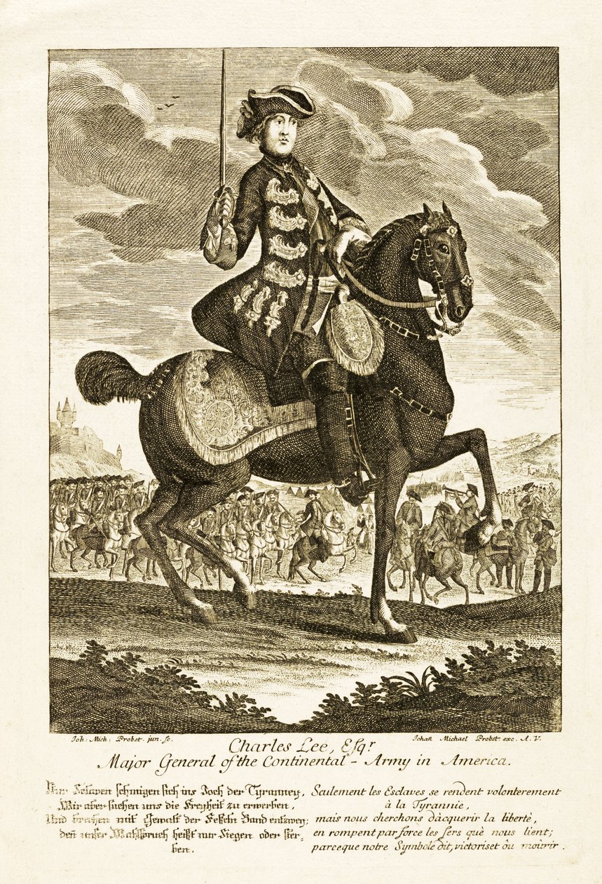 Charles Lee, Esq, Major Général de l