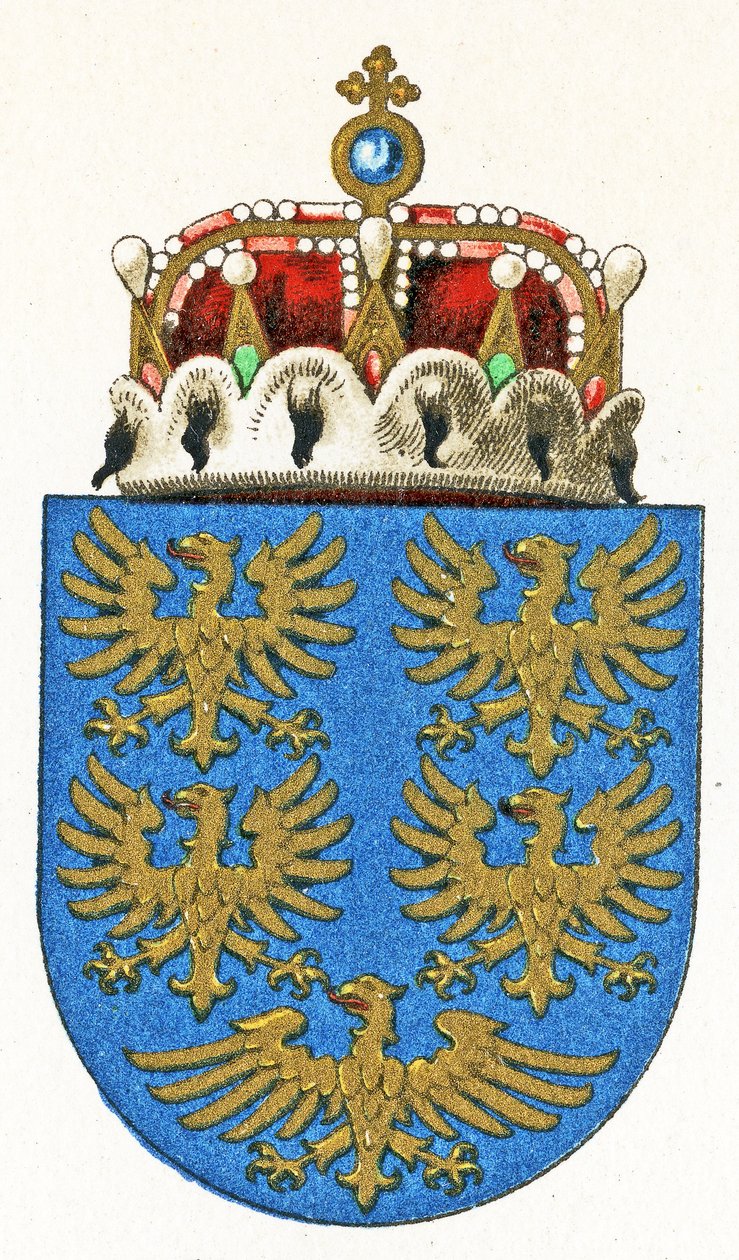 Armoiries de Basse-Autriche, vers 1898 - German School