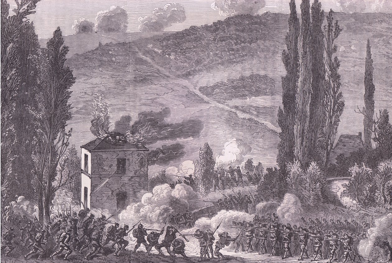 Combat à Châtillon, Histoire de la guerre entre la France et l