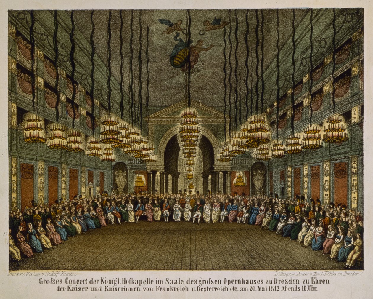 Concert de la bande royale dans l