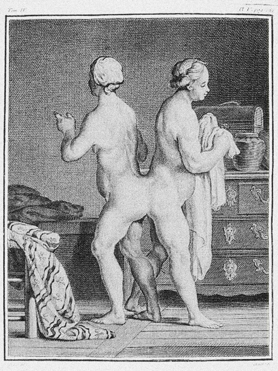 Jumeaux siamois, vers 1777 (gravure) - German School