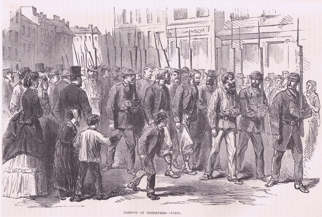 Convoi de déserteurs-Paris, Histoire de la guerre entre la France et l