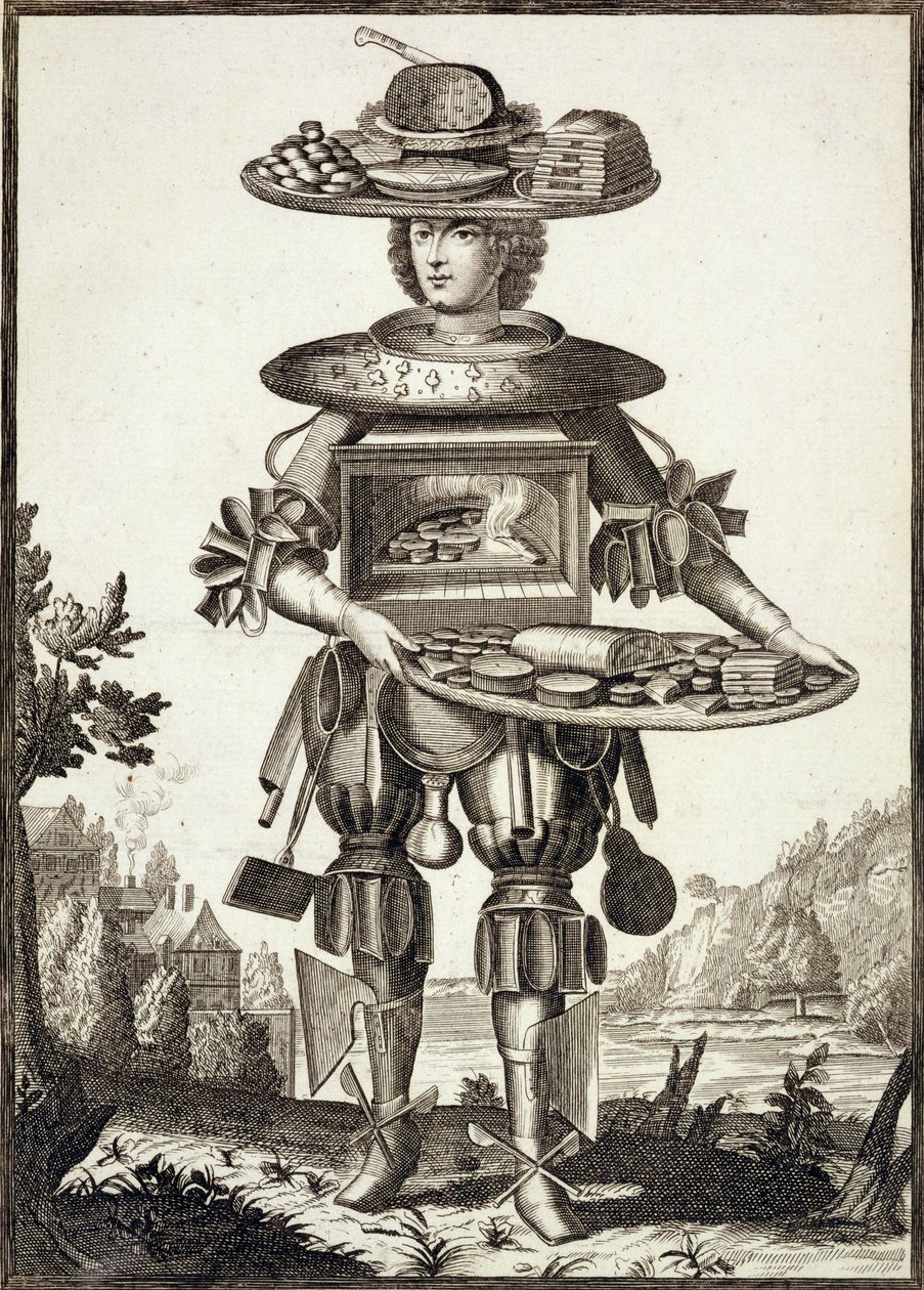 Costume pour un pâtissier, pub. par Gerard Valck c.1690 - German School