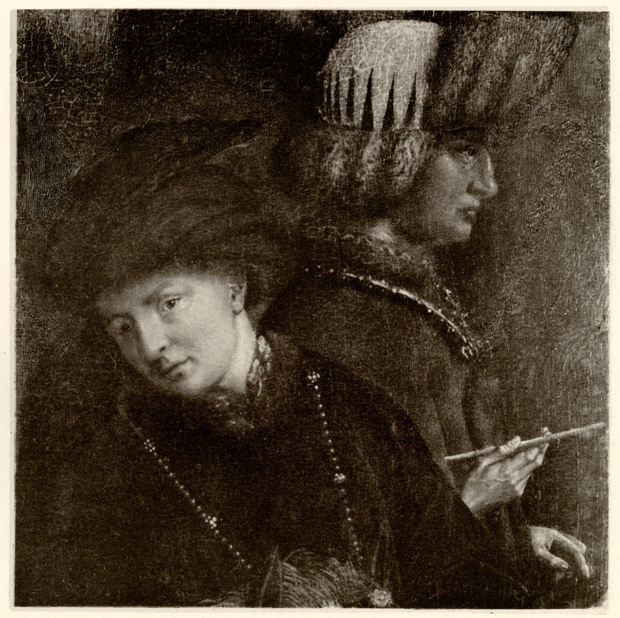 Les frères Van Eyck, Hubert van Eyck (1366 - 1426), Jan van Eyck (1386 - 1440), 1884-90 (phototype) - German School