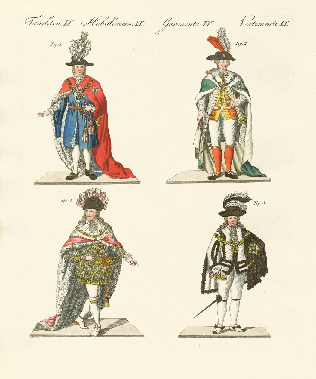 Différents ordres de chevalerie - German School