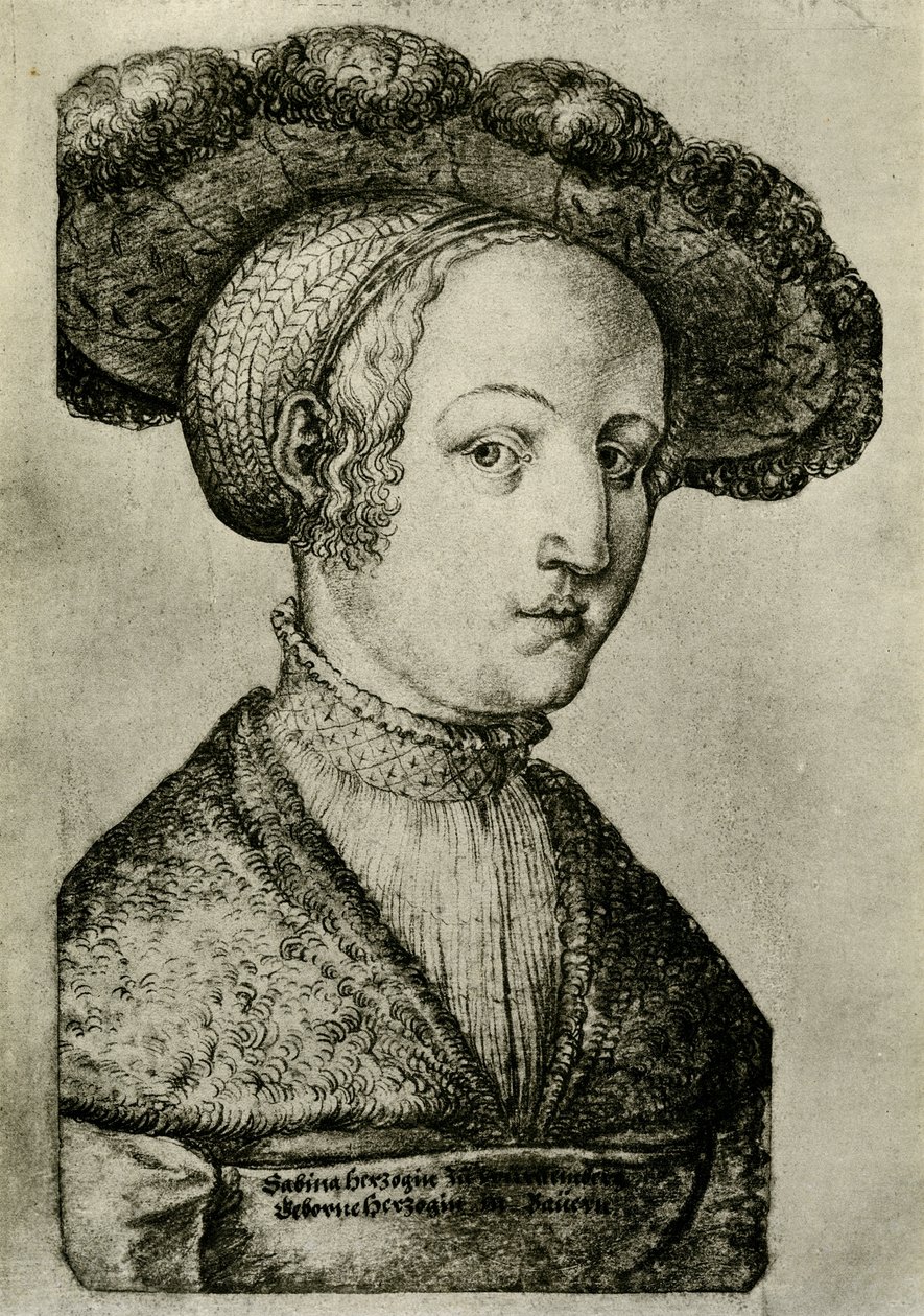 Duchesse Sabina de Wurtemberg - German School