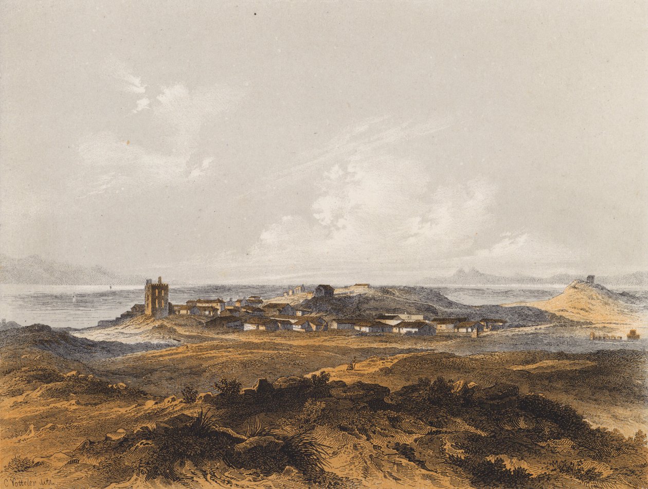 Eleusis, Grèce (lithographie couleur) - German School