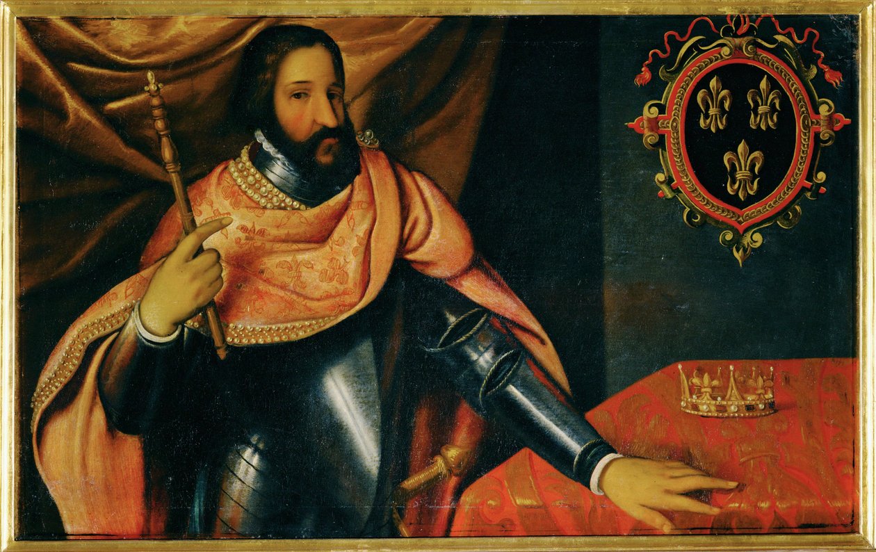 François Ier, roi de France ... (peinture sur toile) - German School