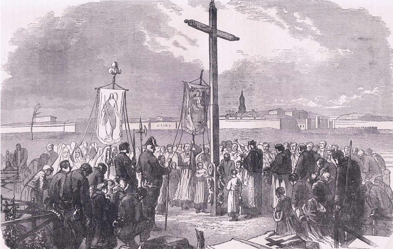 Cérémonie funéraire pour les soldats français tués pendant le siège de Paris, Histoire de la guerre entre la France et l