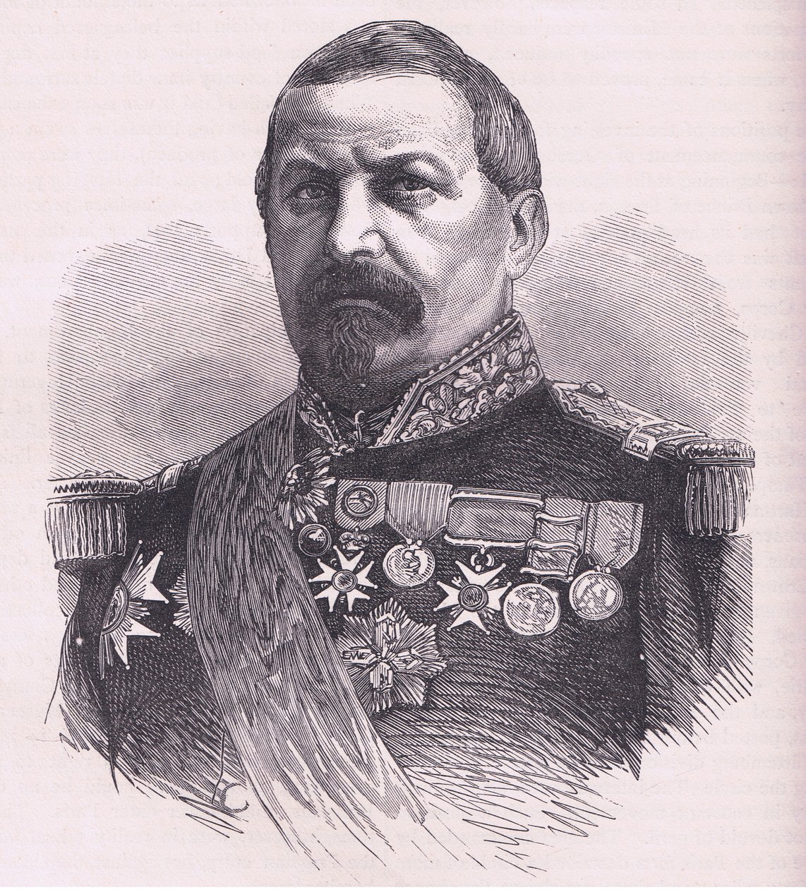 Général Vinoy, Histoire de la guerre entre la France et l