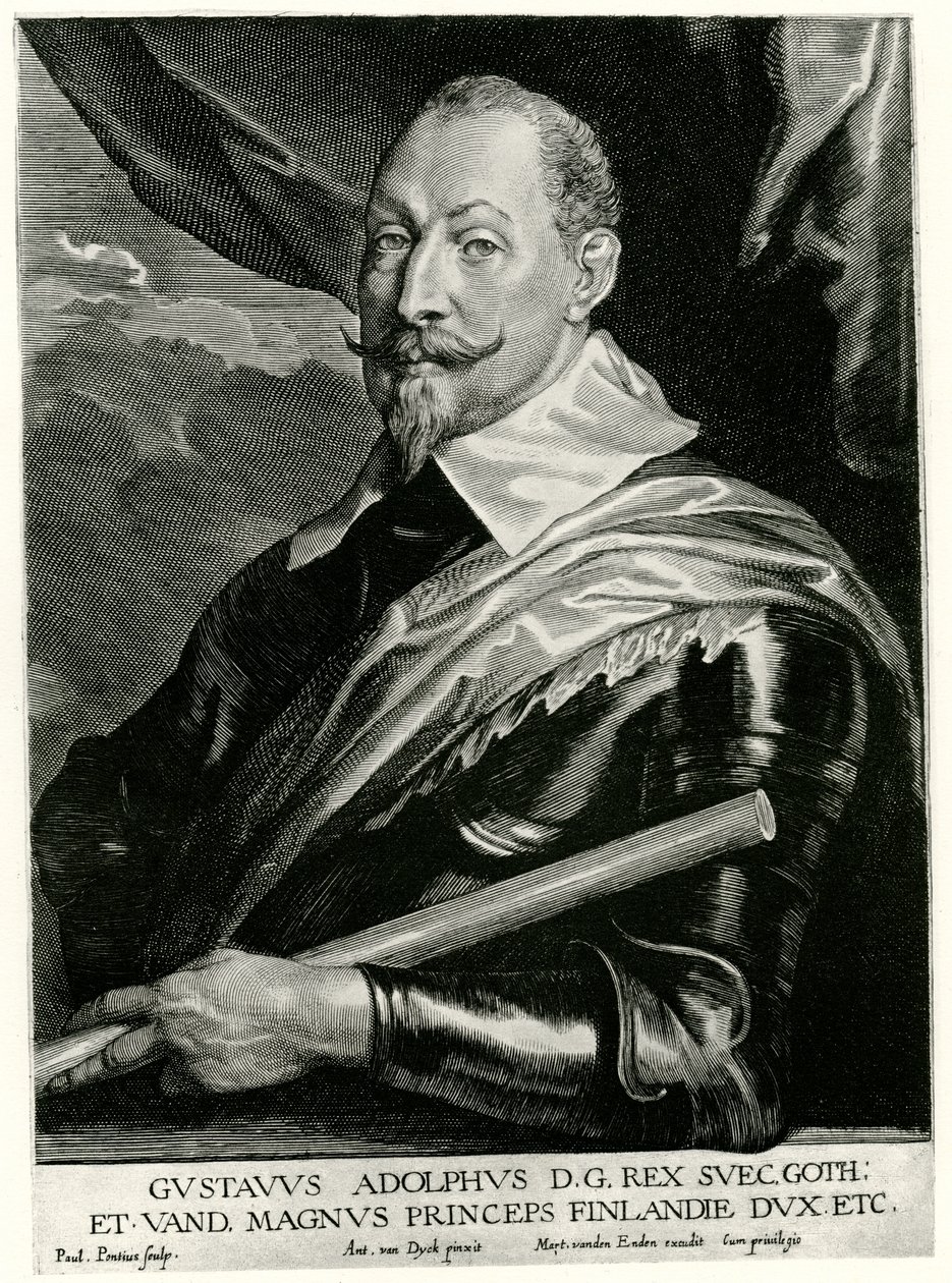 Gustave II Adolphe, Roi de Suède - German School