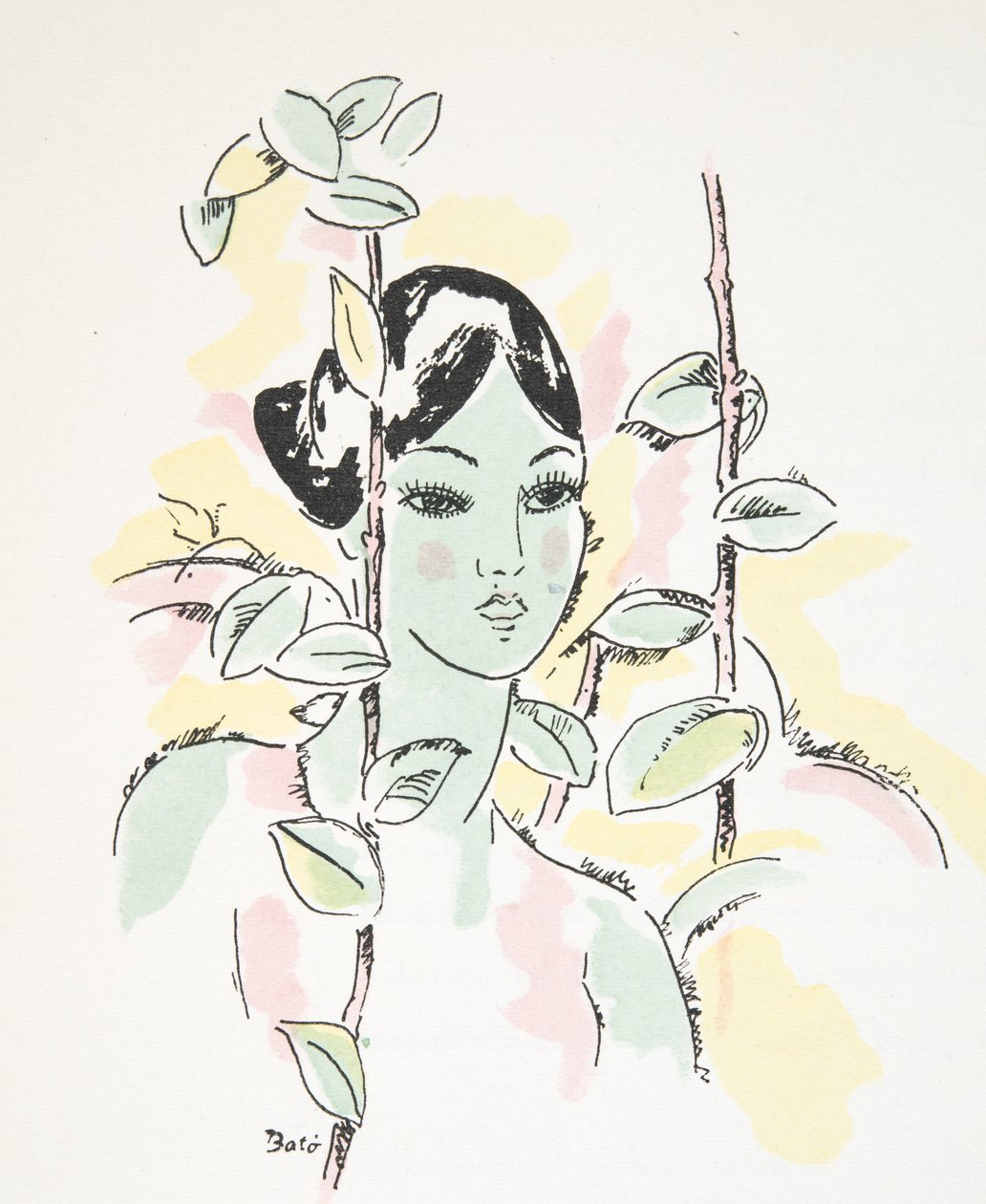 Illustration de Styl, publié en 1922 (impression de pochoir) - German School
