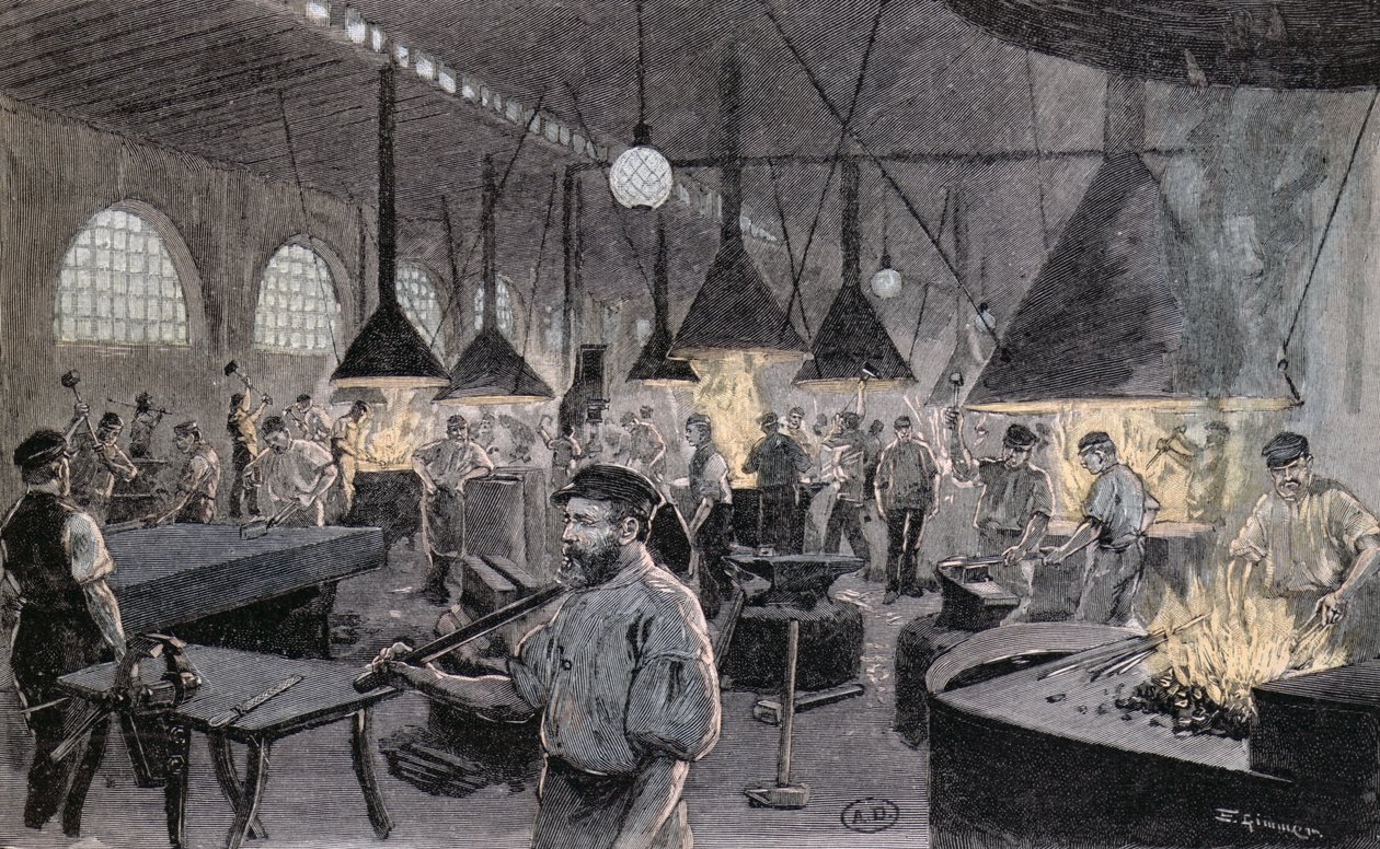 Quai impérial à Kiel, Allemagne, vers 1900 - German School