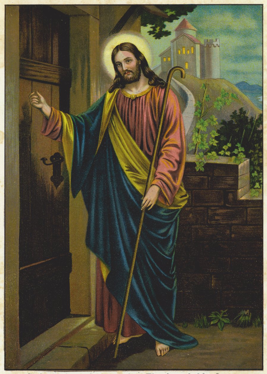 Jésus frappant à la porte d