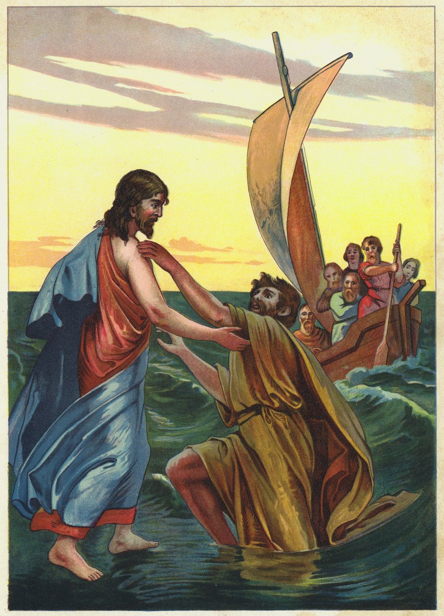 Jésus marchant sur l