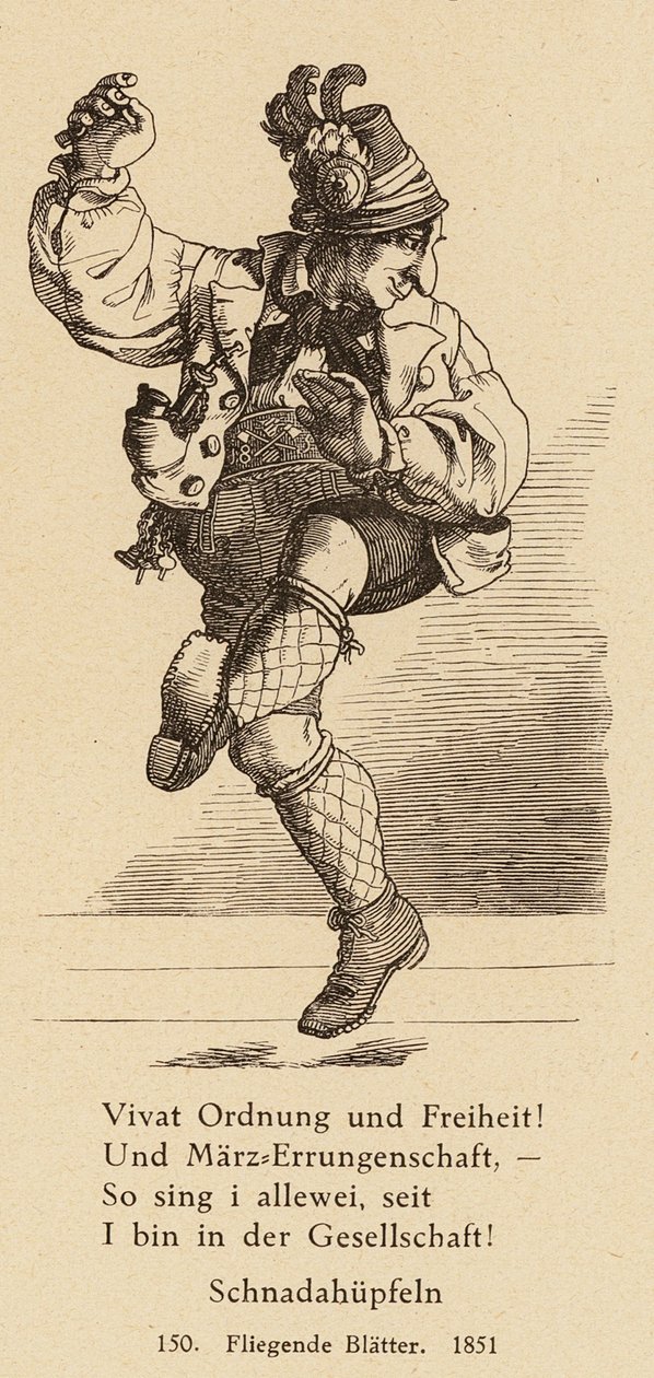 Juif dansant en costume tyrolien - German School