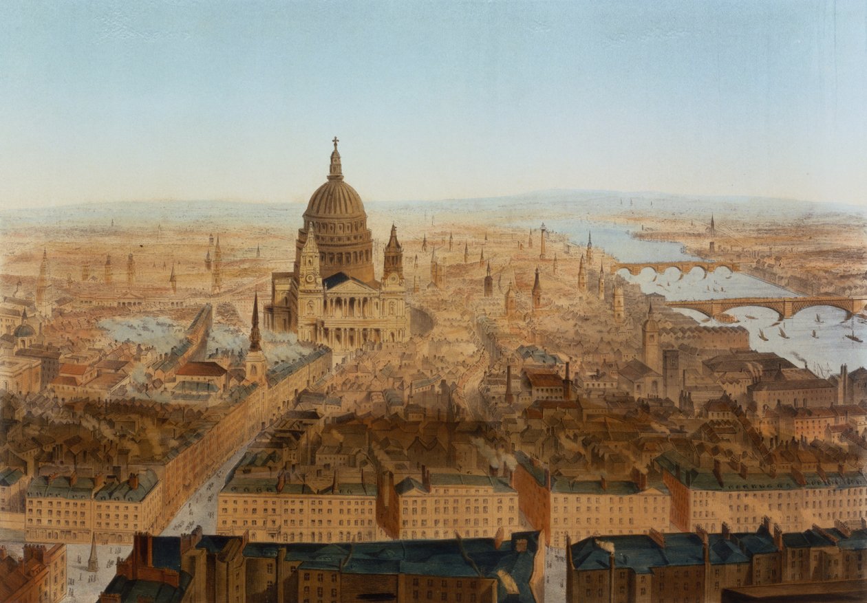 Londres : vue à vol d