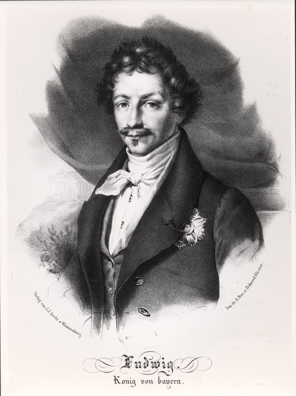 Ludwig I de Bavière (25 août 1786 - 29 février 1868) - German School
