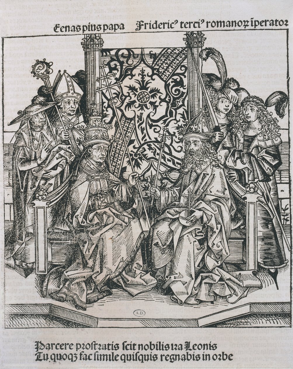 Rencontre entre le pape Pie II et Frédéric III, empereur d