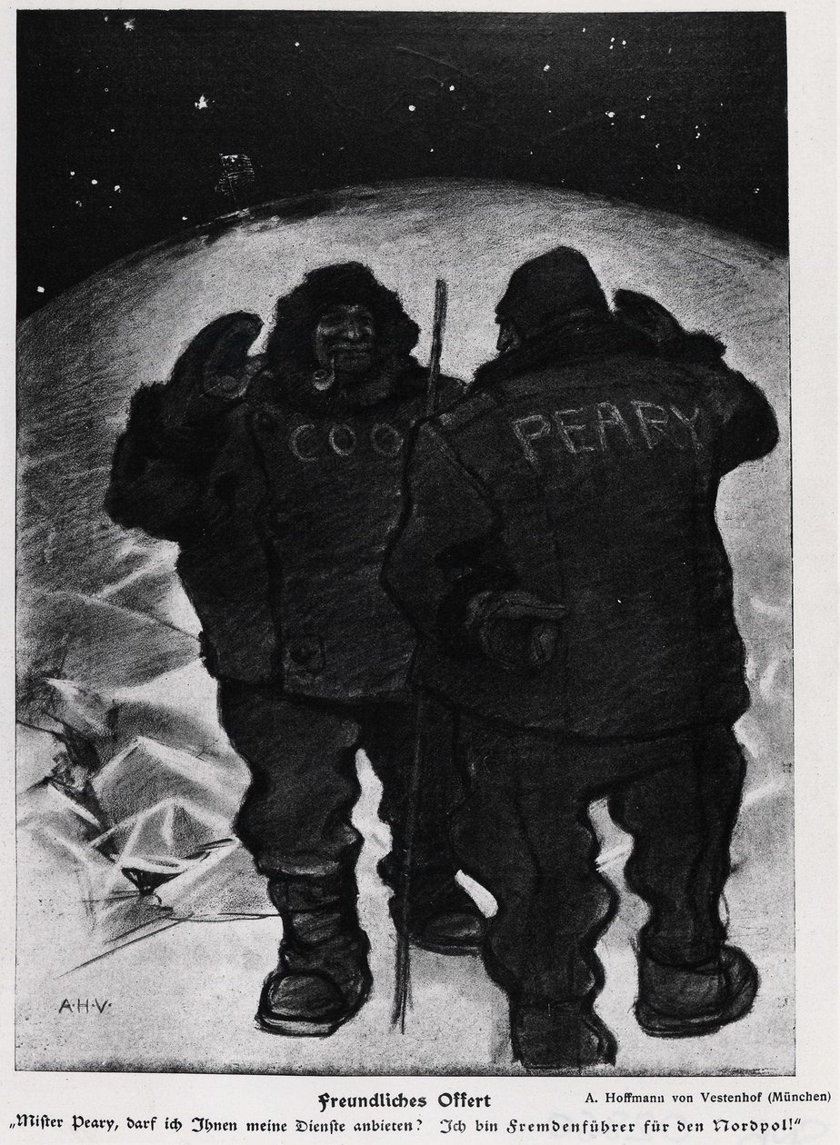 M. Cook et M. Robert Edwin Peary dans la conquête du pôle - Jugend - German School