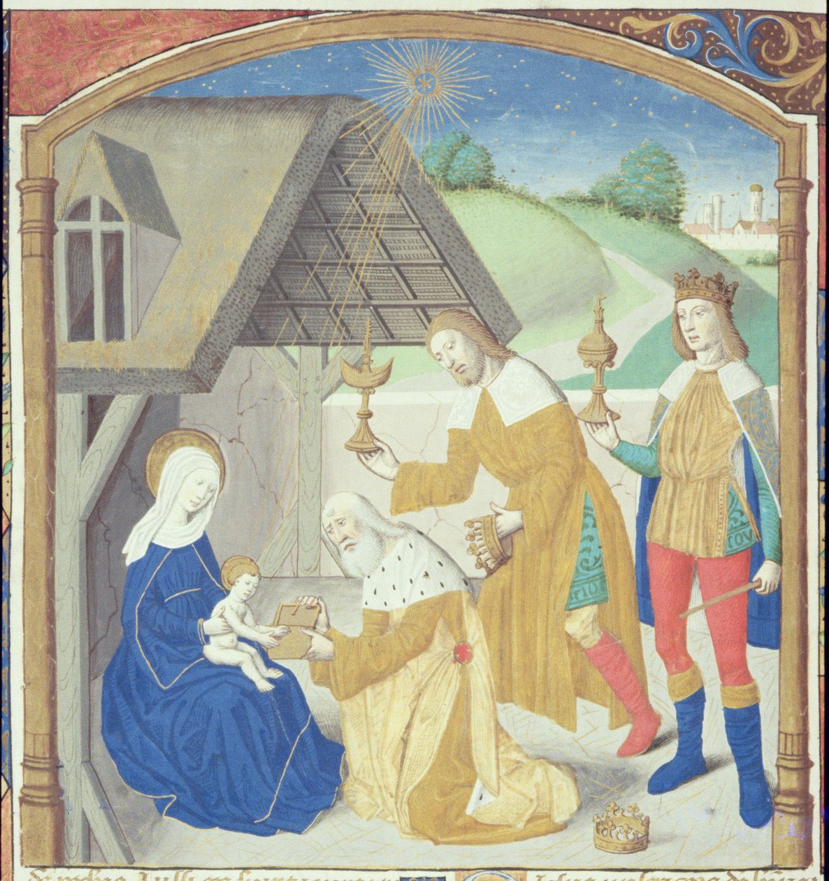 Nativité, de Vita Christi, par Ludolf de Saxe, vers 1300-7778 - German School