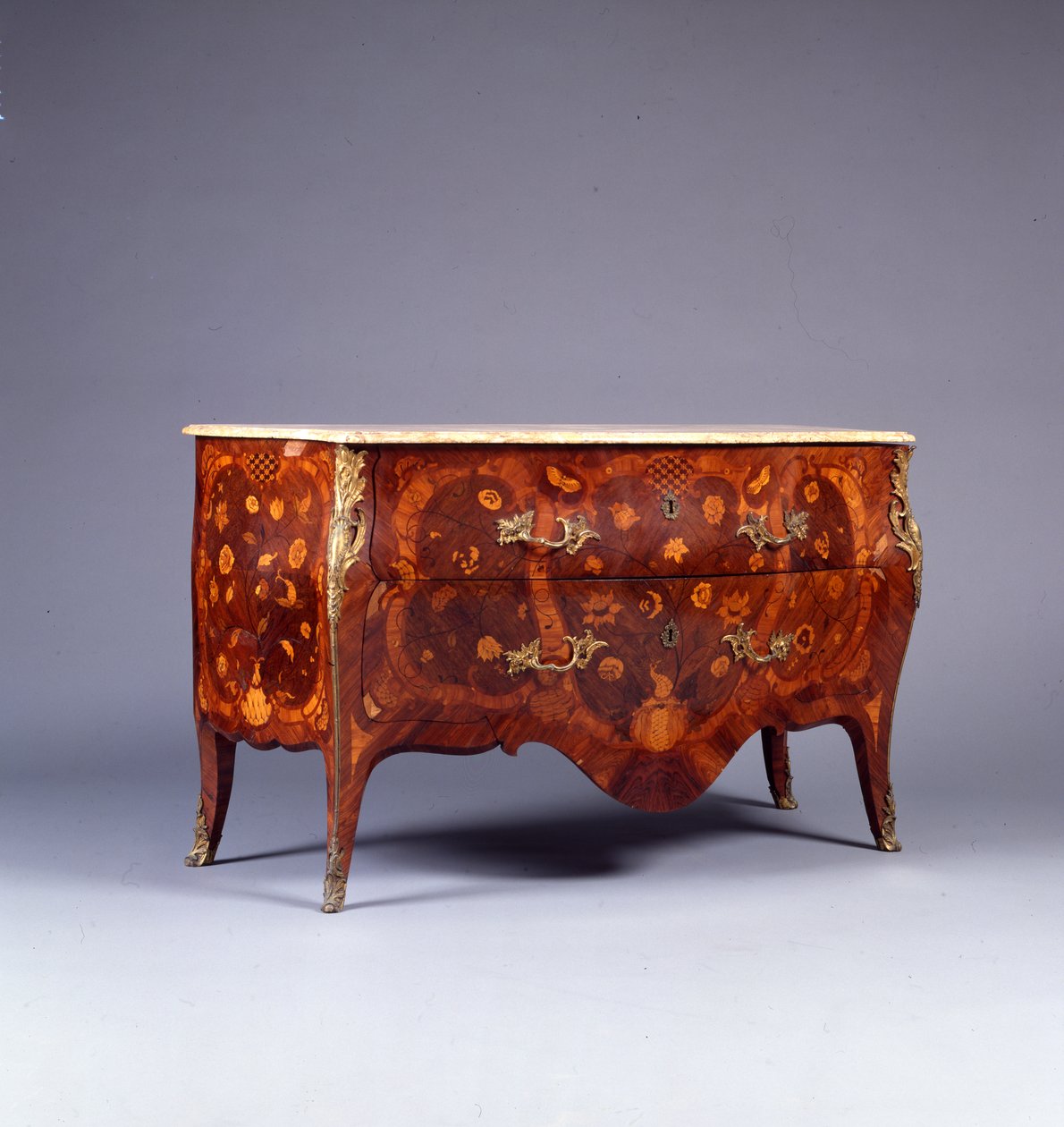Une des Deux Commodes en Marqueterie et Parqueterie, c.1765 - German School