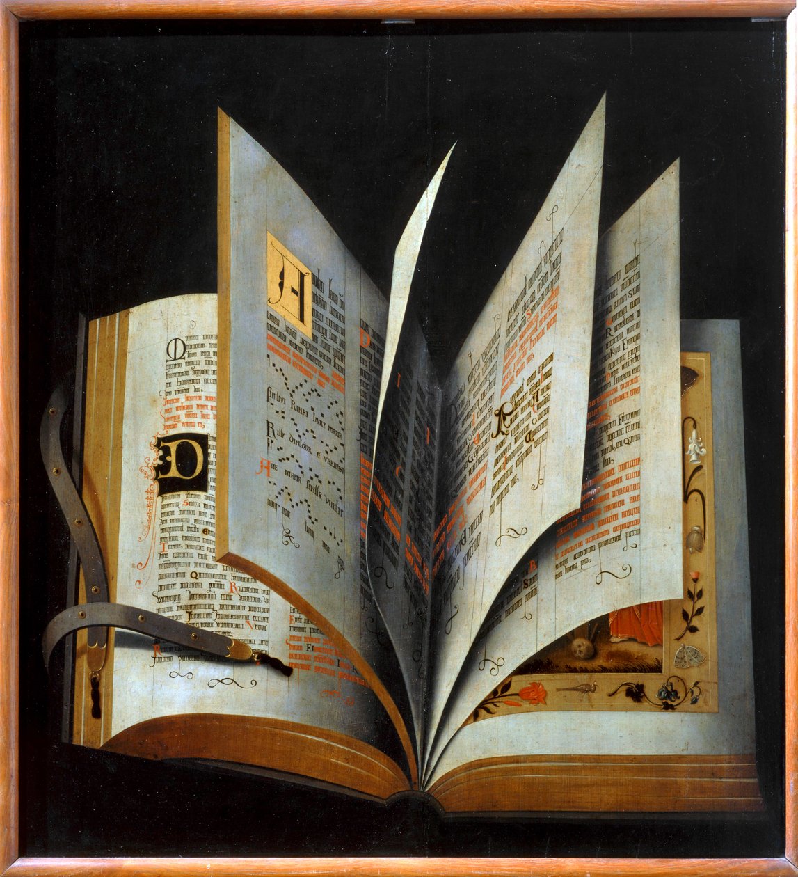 Livre ouvert. École allemande, premier quart du XVIe siècle ... (huile sur bois) - German School