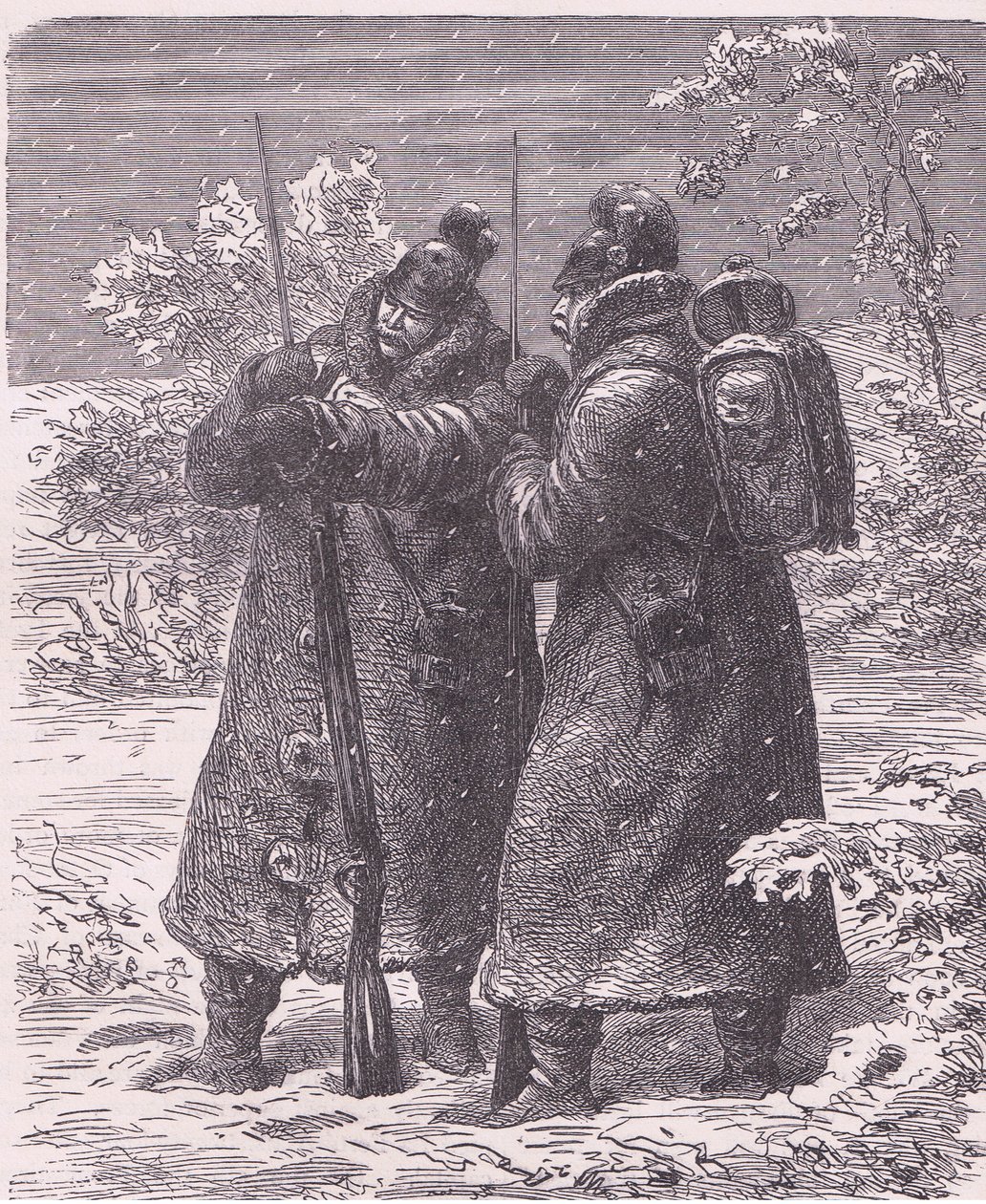 Avant-poste dans la neige, Histoire de la guerre entre la France et l