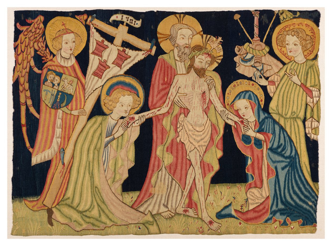 Partie de la tapisserie frontale de l