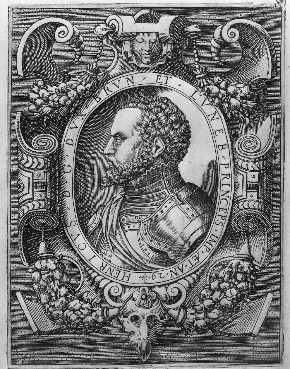 Portrait de Henri le Jeune, duc de Brunswick et Lunebourg, 1529 - German School