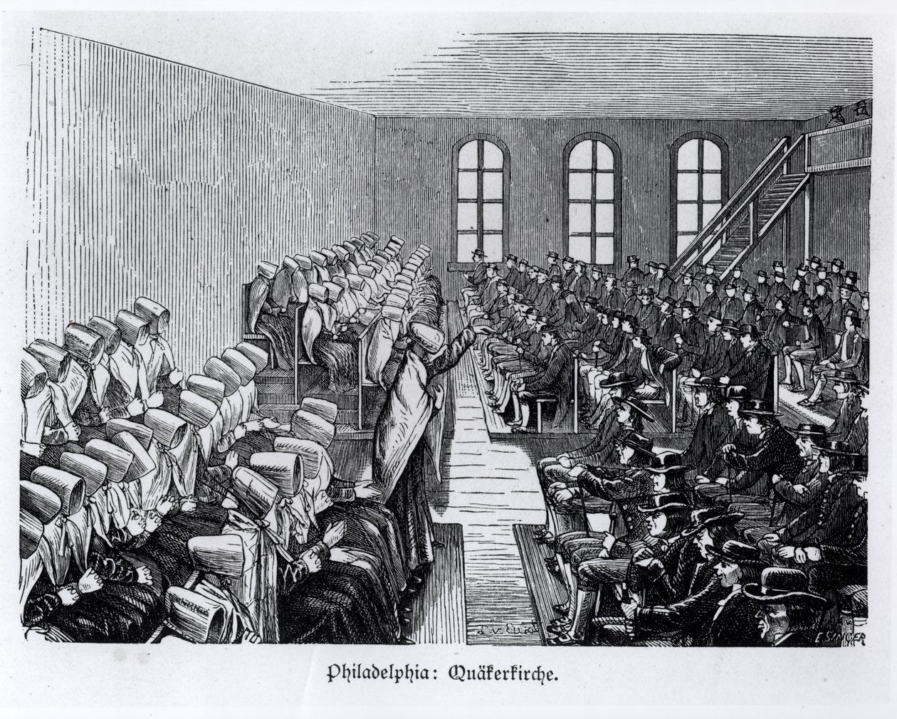 Réunion quaker, Philadelphie, de 