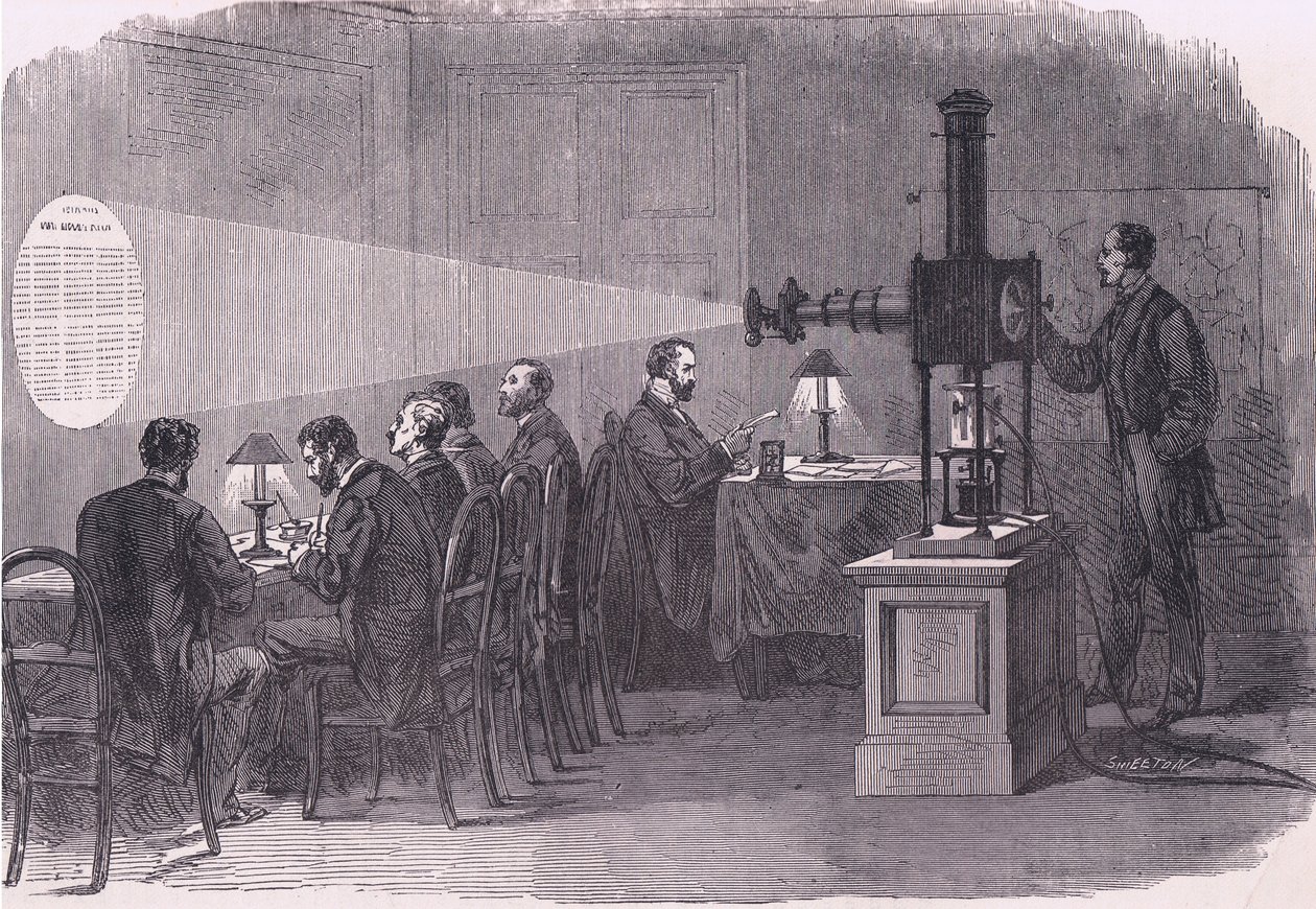 Lecture des départs de ballons par microscope, Histoire de la guerre entre la France et l