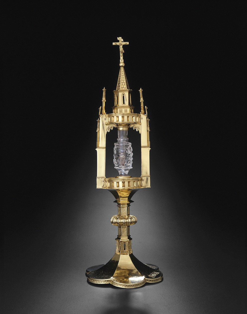 Reliquaire avec dent de Saint Jean-Baptiste, Métal: 1375-1400 - German School