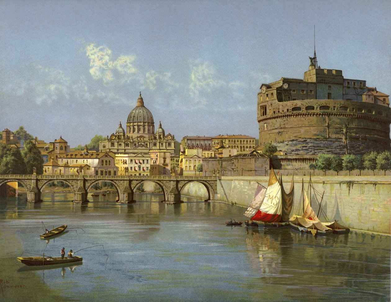 Rome (chromolitho) - German School