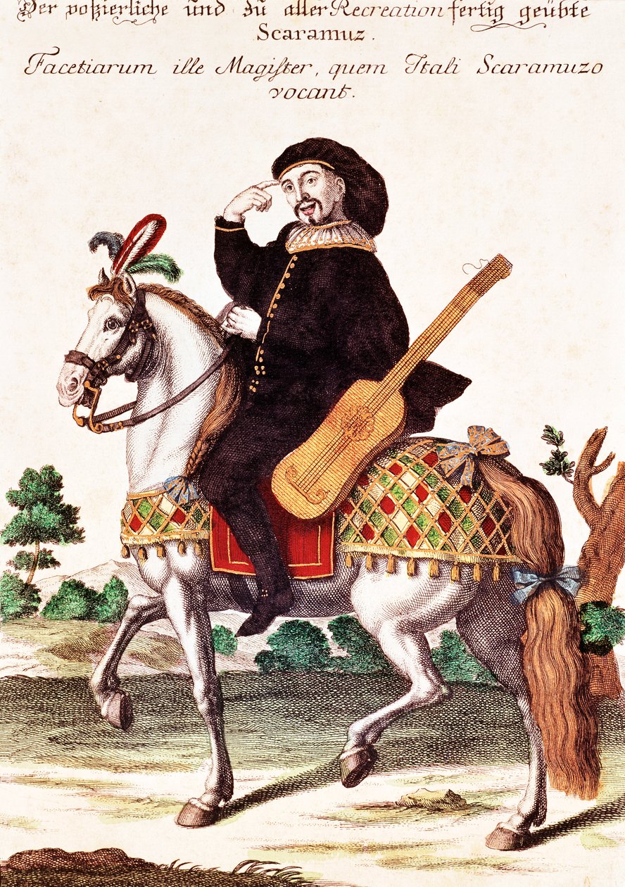 Scaramouche à cheval - German School
