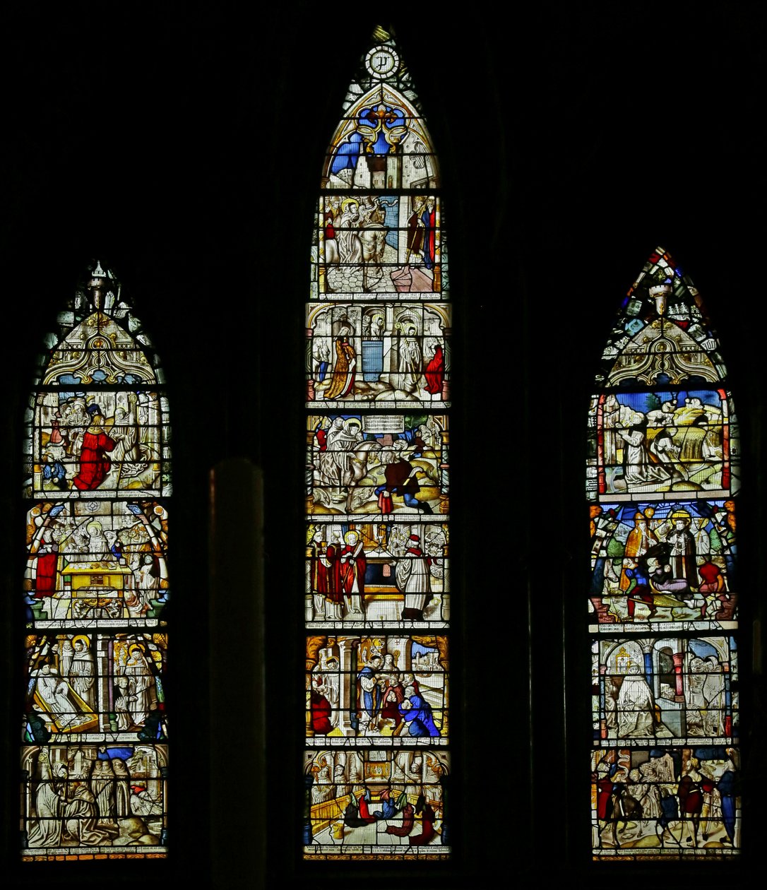 Scènes de la vie de Saint Bernard. Ex Abbaye d
