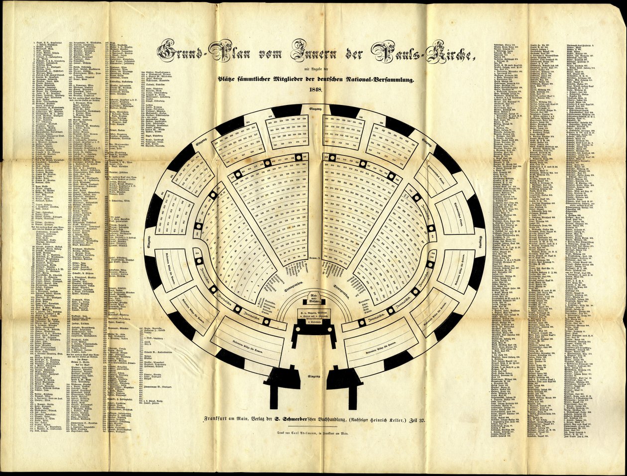 Plan de la salle de l