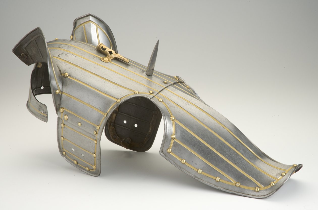 Shaffron, armure de tête de cheval - German School