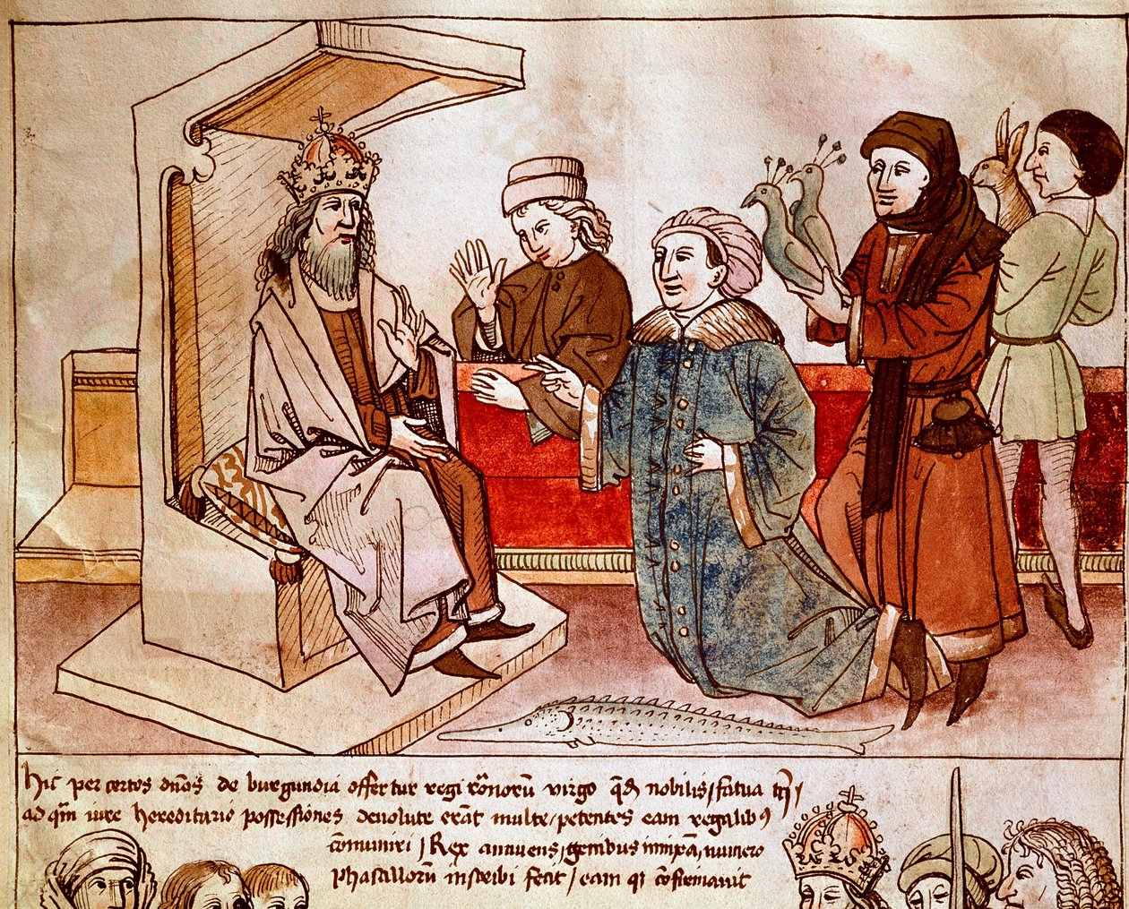 Sigismond Ier de Luxembourg (1368-1437), empereur du Saint-Empire reçoit l
