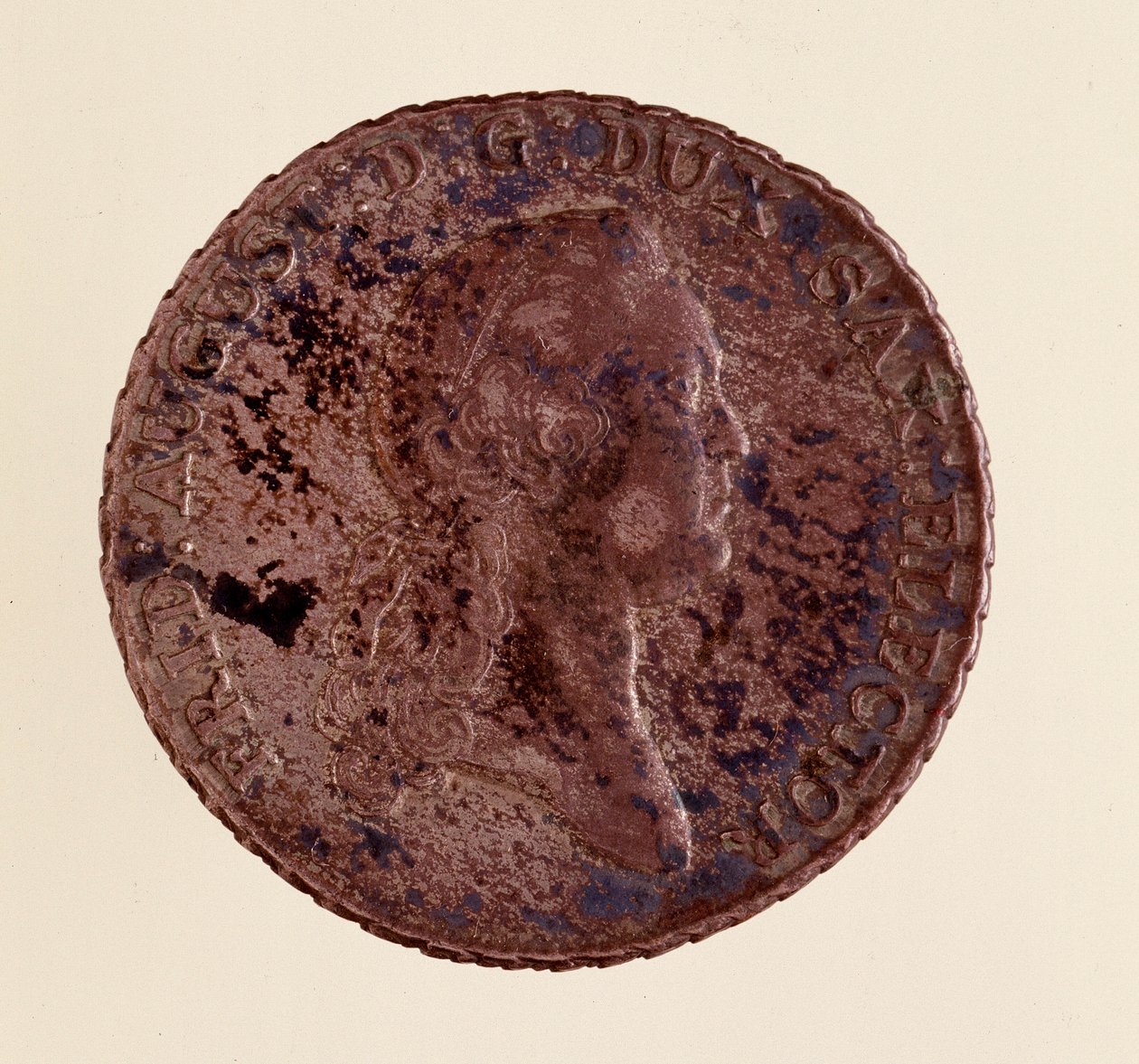 Thaler en argent de Saxe, règne de Frédéric Auguste Ier de Saxe - German School