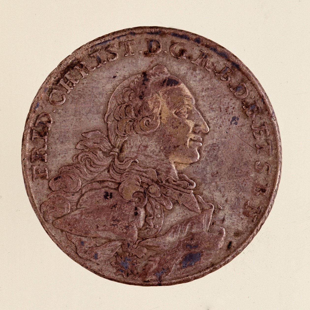 Thaler en argent de Frédéric Christian, margrave de Brandebourg-Bayreuth - German School