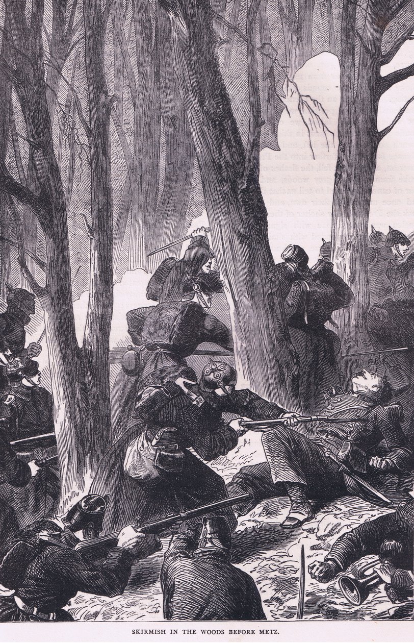 Escarmouche dans les bois avant Metz, Histoire de la guerre entre la France et l