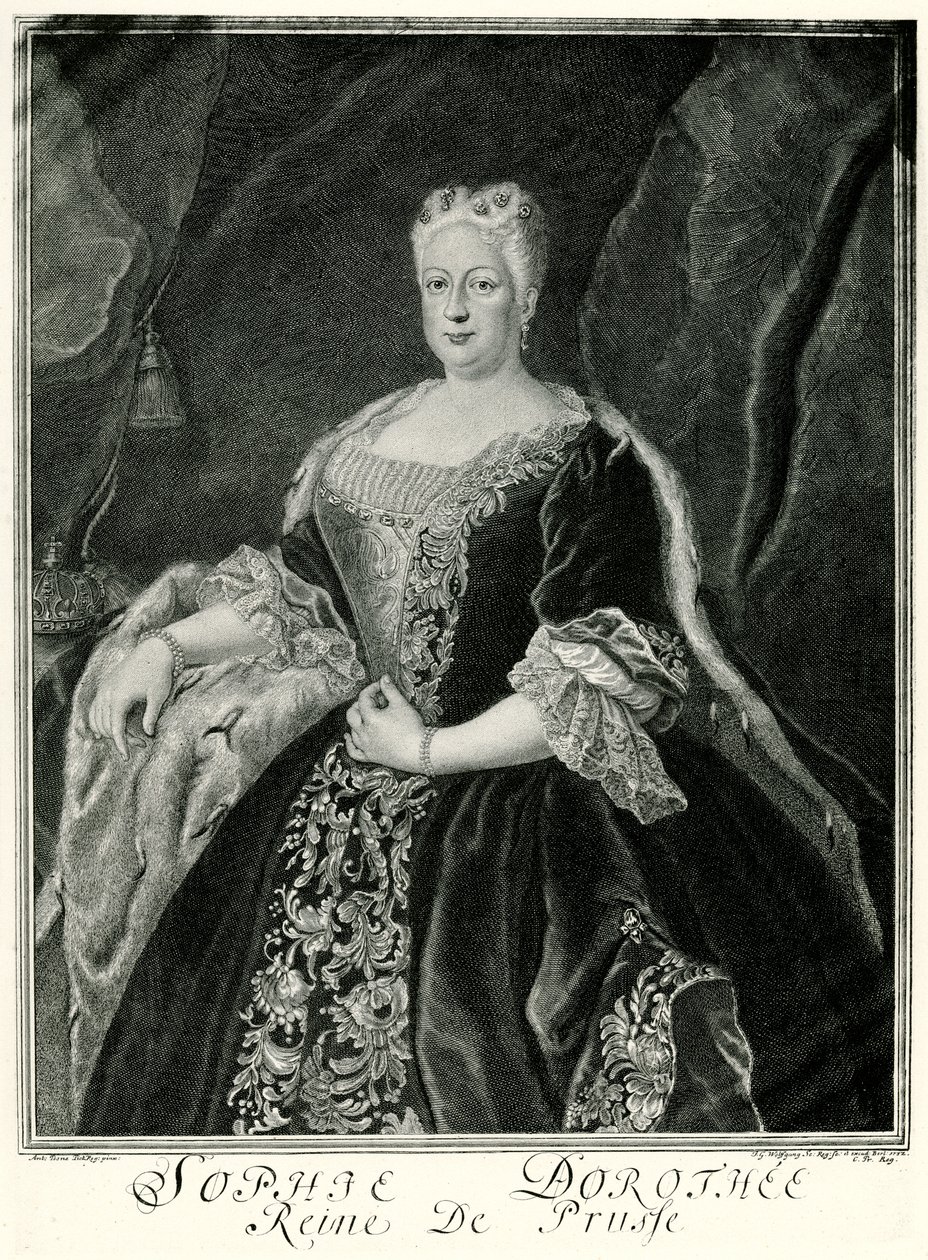 Sophie Dorothée, Reine de Prusse (1687-1757) - German School