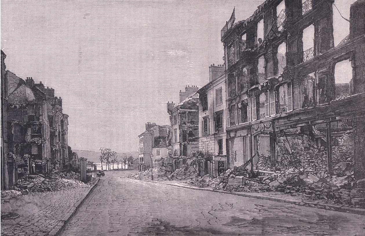 Rue à Saint-Cloud, Histoire de la guerre entre la France et l