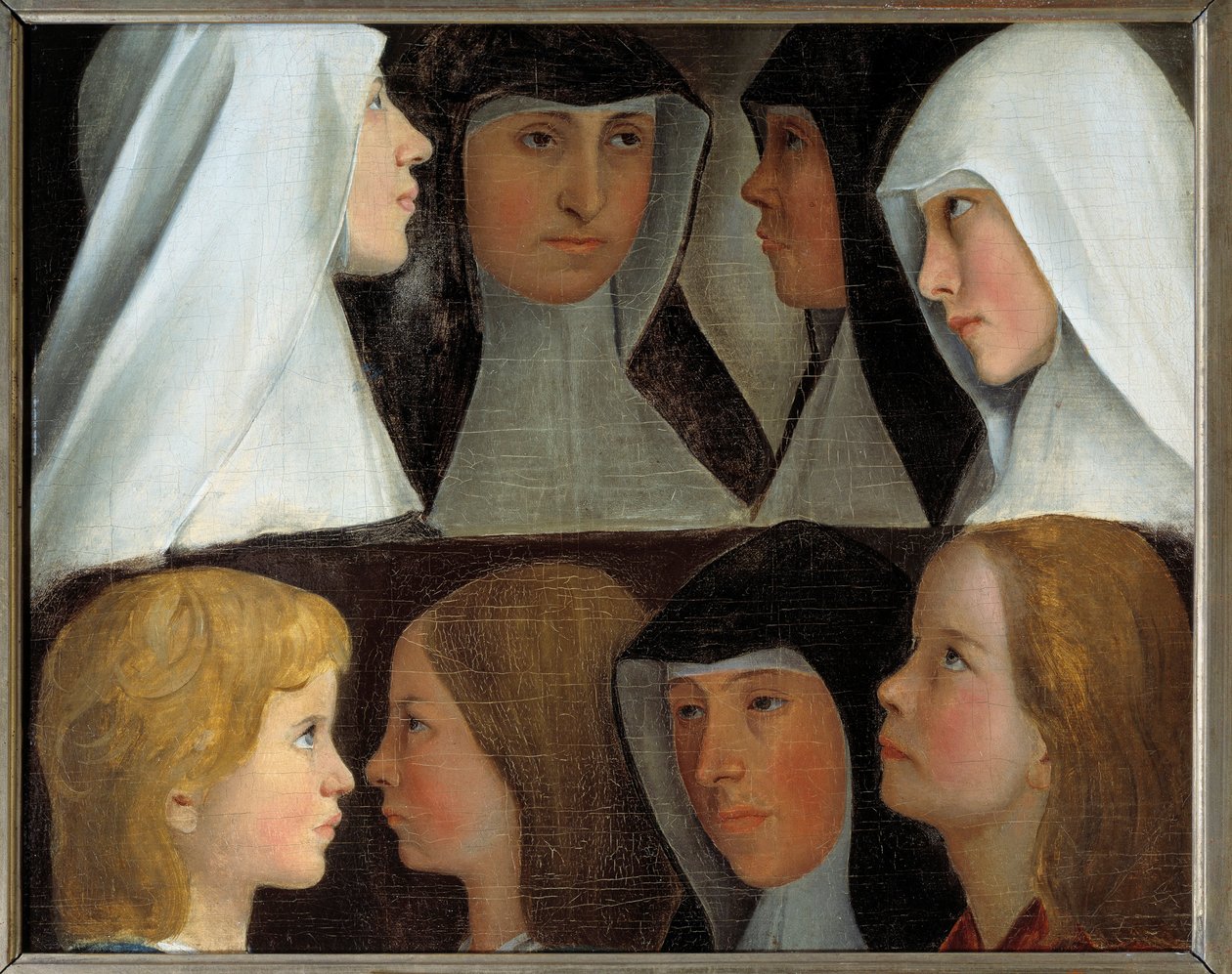 Études de postulantes et novices religieuses de l