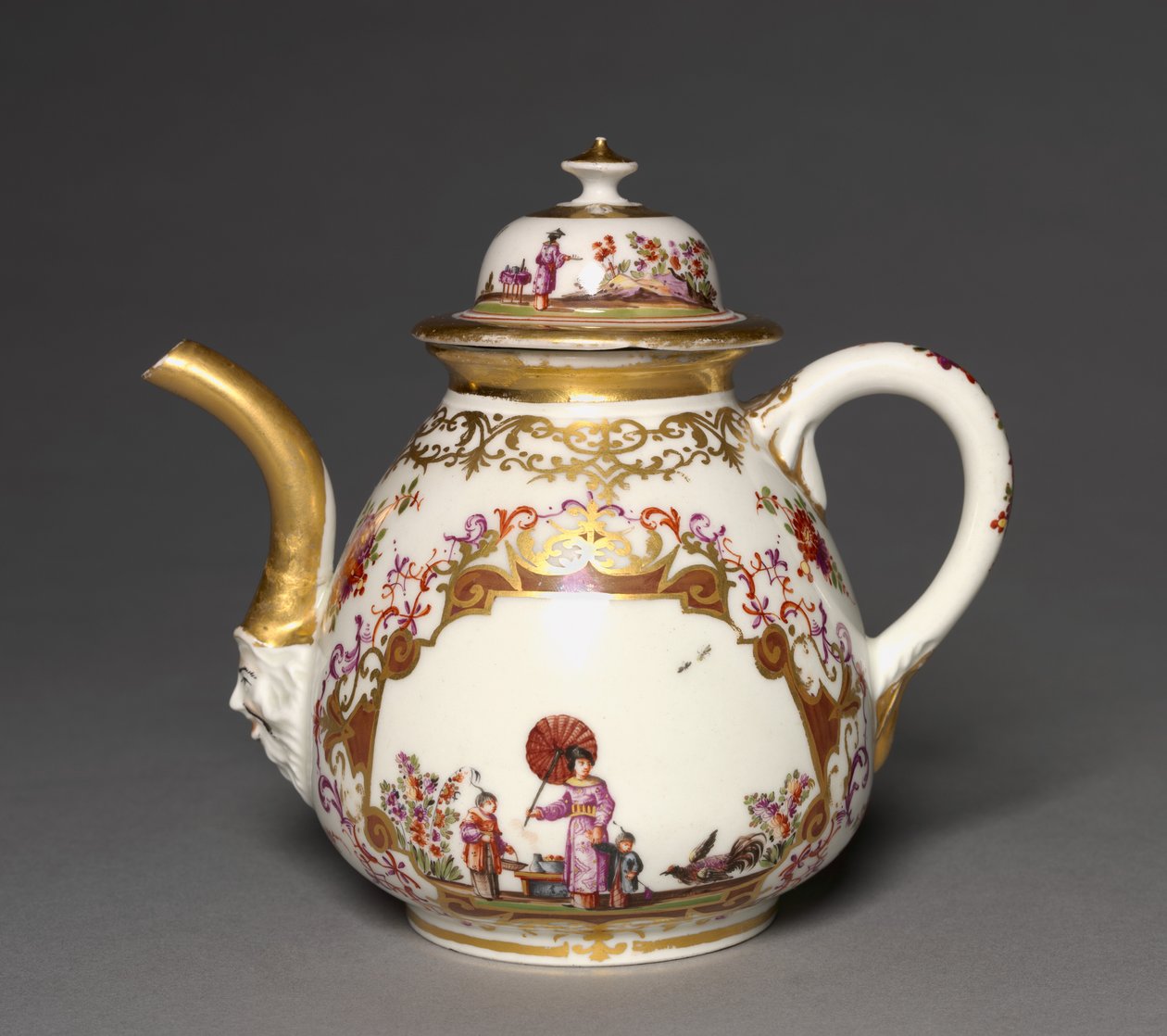 Théière, Manufacture de porcelaine de Meissen, vers 1723-24 - German School